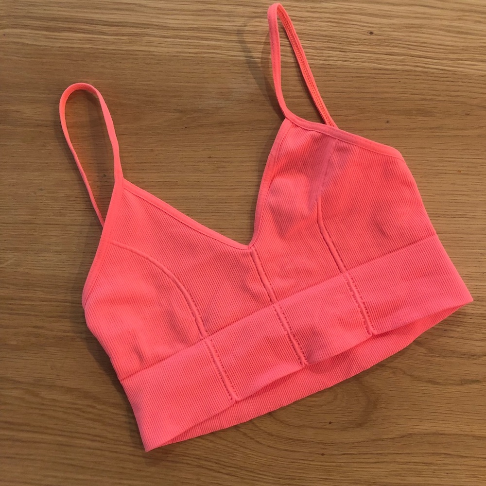 Free people Intimately neon coral xs/s bra